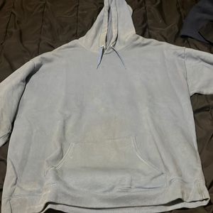Blue Hanes hoodie (large)